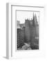 One Wall Street and Trinity Church, 1911-Moses King-Framed Photo