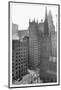 One Wall Street and Trinity Church, 1911-Moses King-Mounted Photo