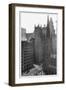 One Wall Street and Trinity Church, 1911-Moses King-Framed Art Print