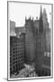 One Wall Street and Trinity Church, 1911-Moses King-Mounted Art Print