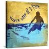 One Wave at a Time-Karen J^ Williams-Stretched Canvas