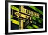 One Way and Broadway Signs-Jon Hicks-Framed Photographic Print