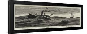 One Way of Going Out to the Cape, Gunboats Towed by a Transport-null-Framed Giclee Print