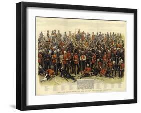 One with Britain, Heart and Soul, One Life, One Flag, One Throne, Tennyson-null-Framed Giclee Print