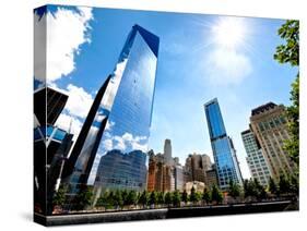 One World Trade Center (1WTC) and the 9/11 Memorial, Manhattan, New York-Philippe Hugonnard-Stretched Canvas