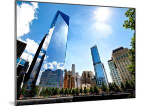 One World Trade Center (1WTC) and the 9/11 Memorial, Manhattan, New York-Philippe Hugonnard-Mounted Premium Photographic Print