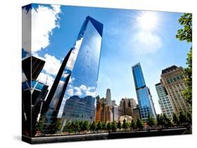 One World Trade Center (1WTC) and the 9/11 Memorial, Manhattan, New York-Philippe Hugonnard-Stretched Canvas