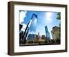 One World Trade Center (1WTC) and the 9/11 Memorial, Manhattan, New York-Philippe Hugonnard-Framed Photographic Print