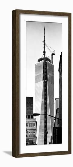 One World Trade Center (1WTC), Manhattan, New York, Vertical Panoramic View-Philippe Hugonnard-Framed Photographic Print