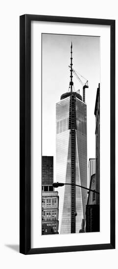 One World Trade Center (1WTC), Manhattan, New York, Vertical Panoramic View-Philippe Hugonnard-Framed Photographic Print