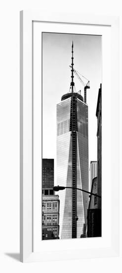 One World Trade Center (1WTC), Manhattan, New York, Vertical Panoramic View-Philippe Hugonnard-Framed Photographic Print