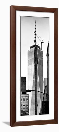 One World Trade Center (1WTC), Manhattan, New York, Vertical Panoramic View-Philippe Hugonnard-Framed Photographic Print