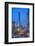 One World Trade Center and 911 Memorial, Lower Manhattan, New York City, New York, USA-Jon Arnold-Framed Premium Photographic Print