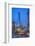 One World Trade Center and 911 Memorial, Lower Manhattan, New York City, New York, USA-Jon Arnold-Framed Premium Photographic Print