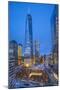 One World Trade Center and 911 Memorial, Lower Manhattan, New York City, New York, USA-Jon Arnold-Mounted Photographic Print