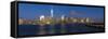 One World Trade Center and Downtown Manhattan across the Hudson River, New York, Manhattan-Gavin Hellier-Framed Stretched Canvas