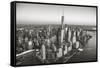 One World Trade Center and Lower Manhattan, New York City, New York, USA-Jon Arnold-Framed Stretched Canvas