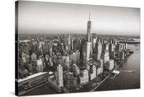 One World Trade Center and Lower Manhattan, New York City, New York, USA-Jon Arnold-Stretched Canvas