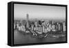 One World Trade Center and Lower Manhattan, New York City, New York, USA-Jon Arnold-Framed Stretched Canvas