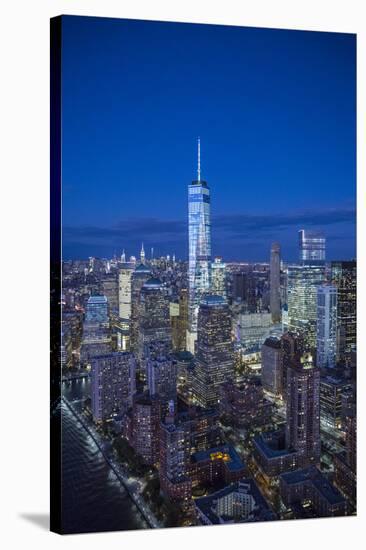 One World Trade Center and Lower Manhattan, New York City, New York, USA-Jon Arnold-Stretched Canvas