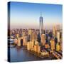 One World Trade Center and Lower Manhattan, New York City, New York, USA-Jon Arnold-Stretched Canvas