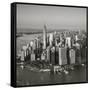 One World Trade Center and Lower Manhattan, New York City, New York, USA-Jon Arnold-Framed Stretched Canvas