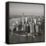 One World Trade Center and Lower Manhattan, New York City, New York, USA-Jon Arnold-Framed Stretched Canvas