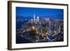 One World Trade Center and Lower Manhattan, New York City, New York, USA-Jon Arnold-Framed Photographic Print