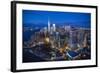 One World Trade Center and Lower Manhattan, New York City, New York, USA-Jon Arnold-Framed Photographic Print