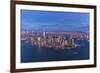 One World Trade Center and Lower Manhattan, New York City, New York, USA-Jon Arnold-Framed Photographic Print