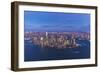 One World Trade Center and Lower Manhattan, New York City, New York, USA-Jon Arnold-Framed Photographic Print