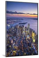 One World Trade Center and Lower Manhattan, New York City, New York, USA-Jon Arnold-Mounted Photographic Print