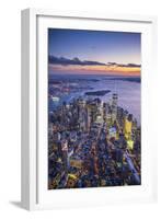 One World Trade Center and Lower Manhattan, New York City, New York, USA-Jon Arnold-Framed Photographic Print