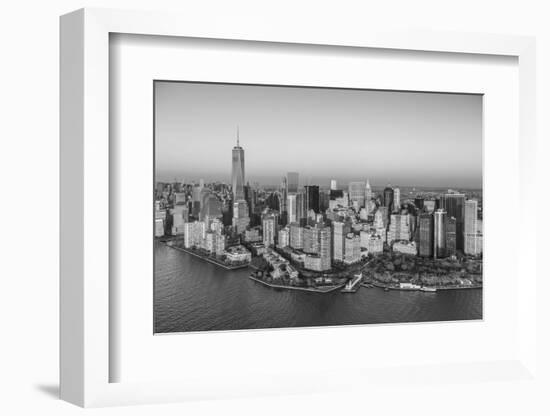 One World Trade Center and Lower Manhattan, New York City, New York, USA-Jon Arnold-Framed Photographic Print