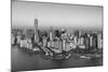 One World Trade Center and Lower Manhattan, New York City, New York, USA-Jon Arnold-Mounted Photographic Print