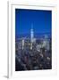 One World Trade Center and Lower Manhattan, New York City, New York, USA-Jon Arnold-Framed Photographic Print