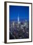 One World Trade Center and Lower Manhattan, New York City, New York, USA-Jon Arnold-Framed Photographic Print