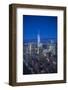 One World Trade Center and Lower Manhattan, New York City, New York, USA-Jon Arnold-Framed Photographic Print