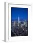 One World Trade Center and Lower Manhattan, New York City, New York, USA-Jon Arnold-Framed Photographic Print