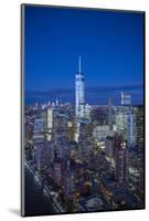 One World Trade Center and Lower Manhattan, New York City, New York, USA-Jon Arnold-Mounted Photographic Print