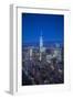 One World Trade Center and Lower Manhattan, New York City, New York, USA-Jon Arnold-Framed Photographic Print