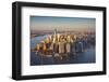 One World Trade Center and Lower Manhattan, New York City, New York, USA-Jon Arnold-Framed Photographic Print