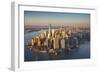 One World Trade Center and Lower Manhattan, New York City, New York, USA-Jon Arnold-Framed Photographic Print