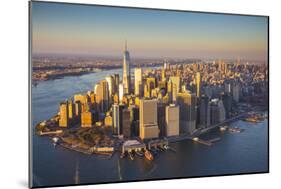 One World Trade Center and Lower Manhattan, New York City, New York, USA-Jon Arnold-Mounted Photographic Print