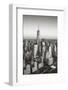 One World Trade Center and Lower Manhattan, New York City, New York, USA-Jon Arnold-Framed Photographic Print