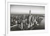 One World Trade Center and Lower Manhattan, New York City, New York, USA-Jon Arnold-Framed Photographic Print