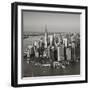 One World Trade Center and Lower Manhattan, New York City, New York, USA-Jon Arnold-Framed Photographic Print