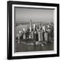 One World Trade Center and Lower Manhattan, New York City, New York, USA-Jon Arnold-Framed Photographic Print