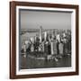 One World Trade Center and Lower Manhattan, New York City, New York, USA-Jon Arnold-Framed Photographic Print