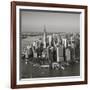 One World Trade Center and Lower Manhattan, New York City, New York, USA-Jon Arnold-Framed Photographic Print